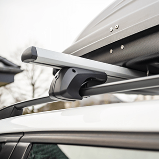 Barres De Toit RIDIGO GLIDER 120 Cm Pour Mercedes Classe E W211 4 Portes (2002-2008) - Aluminium, Charge Max 90 Kg