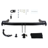 Attelage rotule démontable AUTO-HAK + faisceau TowTec spécifique 13 broches