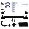 Attelage rotule démontable AUTO-HAK + faisceau TowTec universel 7 broches