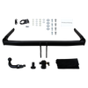 Attelage rotule démontable AUTO-HAK + faisceau TowTec universel 7 broches