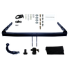 Attelage rotule démontable AUTO-HAK + faisceau TowTec universel 7 broches