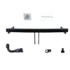 Attelage rotule démontable AUTO-HAK + faisceau TowTec spécifique 7 broches