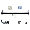 Attelage rotule démontable AUTO-HAK + faisceau TowTec universel 7 broches