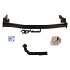 Attelage col de cygne GDW + faisceau TowTec universel 13 broches