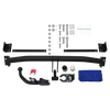 Attelage rotule démontable Brink + faisceau TowTec spécifique 13 broches