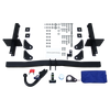 Attelage rotule démontable Brink + faisceau TowTec universel 7 broches
