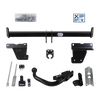Attelage rotule démontable Brink + faisceau TowTec spécifique 13 broches