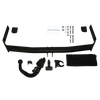 Attelage rotule démontable Brink + faisceau TowTec spécifique 7 broches