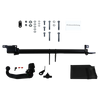 Attelage rotule démontable Westfalia + faisceau TowTec universel 7 broches
