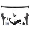 Attelage rotule démontable Brink + faisceau TowTec spécifique 13 broches