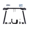 Attelage rotule démontable Brink + faisceau TowTec spécifique 7 broches