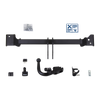 Attelage rotule démontable Brink + faisceau TowTec spécifique 13 broches