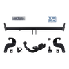 Attelage rotule démontable Brink + faisceau TowTec spécifique 7 broches