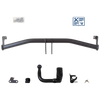 Attelage rotule démontable Brink + faisceau TowTec universel 7 broches
