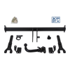 Attelage rotule démontable AUTO-HAK + faisceau TowTec spécifique 13 broches