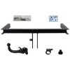 Attelage rotule démontable AUTO-HAK + faisceau TowTec universel 7 broches