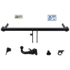 Attelage rotule démontable AUTO-HAK + faisceau TowTec universel 7 broches