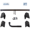 Attelage col de cygne démontable avec outil  Hak-Pol