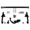 Attelage rotule démontable Brink + faisceau TowTec spécifique 13 broches