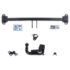 Attelage rotule démontable GDW + faisceau TowTec universel 7 broches