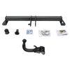 Attelage rotule démontable AUTO-HAK + faisceau TowTec spécifique 13 broches