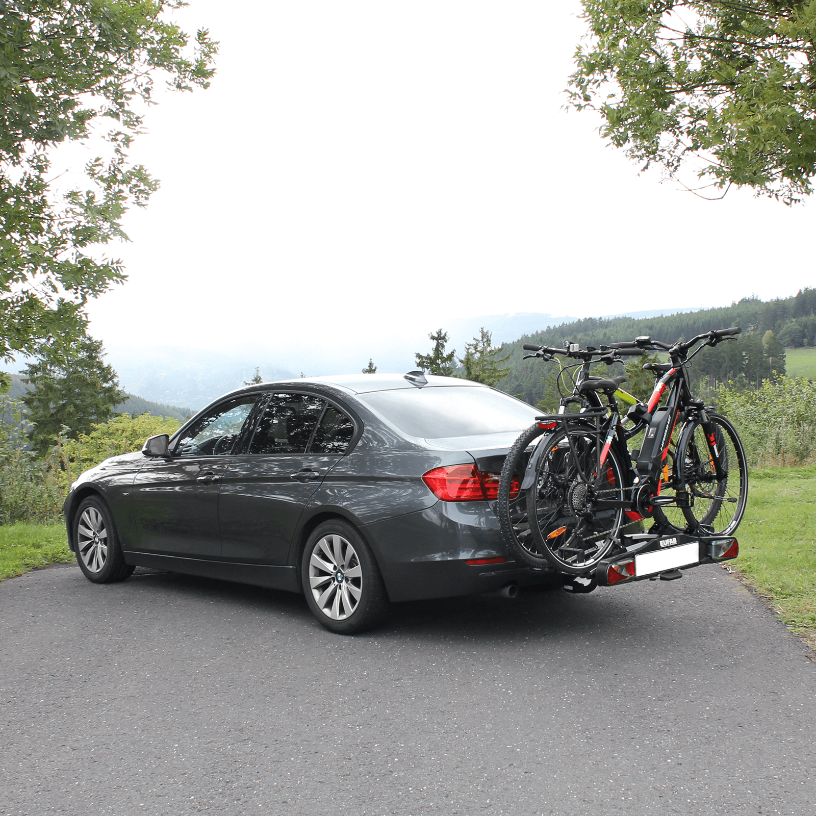 Porte-vélos Eufab FINCH 11584 Pour 2 Vélos, Dont électriques - Neuf