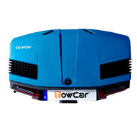 Coffre sur attelage TowBox V3 bleu