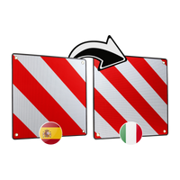 Panneau d'avertissement pour l'Espagne et l'Italie Panneau d'avertissement pour l'Espagne et l'Italie