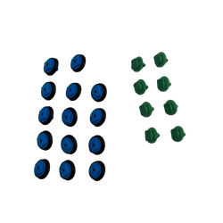 Rivets de fixation pour Fiat 500X / Jeep Renegade / Jeep Compass