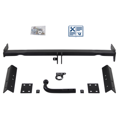 Attelage col de cygne AUTO-HAK + faisceau TowTec universel 7 broches