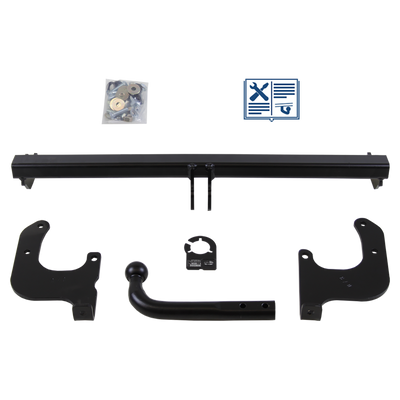 Attelage col de cygne AUTO-HAK + faisceau TowTec universel 7 broches