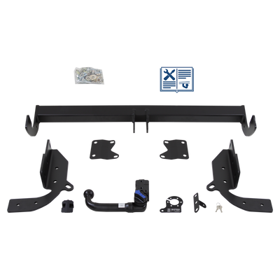 Attelage rotule démontable AUTO-HAK + faisceau TowTec spécifique 7 broches