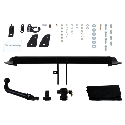 Attelage rotule démontable AUTO-HAK + faisceau TowTec universel 13 broches