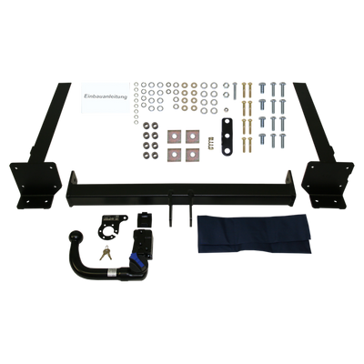 Attelage rotule démontable AUTO-HAK + faisceau TowTec spécifique 13 broches