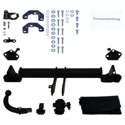 Attelage rotule démontable AUTO-HAK + faisceau TowTec universel 7 broches