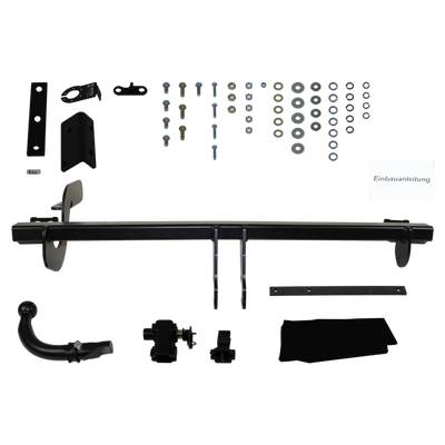 Attelage rotule démontable AUTO-HAK + faisceau TowTec universel 7 broches