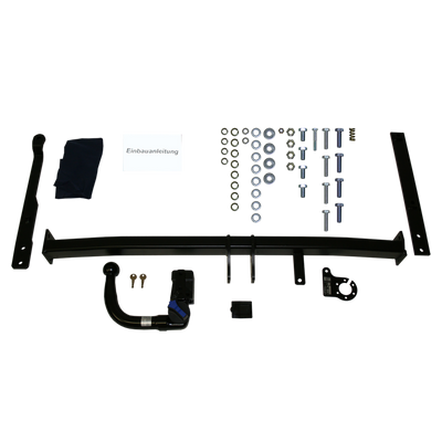 Attelage rotule démontable AUTO-HAK + faisceau TowTec spécifique 13 broches