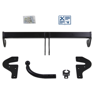 Attelage col de cygne AUTO-HAK + faisceau TowTec universel 13 broches