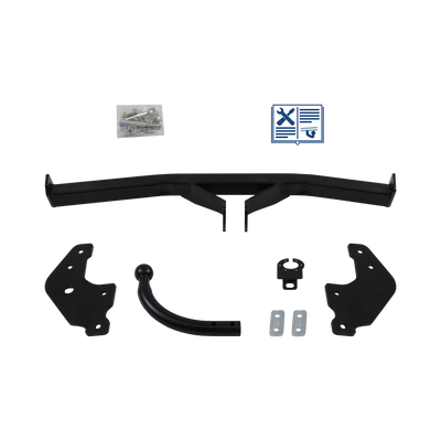 Attelage col de cygne AUTO-HAK + faisceau TowTec universel 13 broches