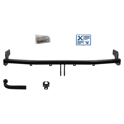 Attelage col de cygne AUTO-HAK + faisceau TowTec universel 7 broches