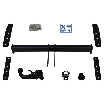 Attelage rotule démontable AUTO-HAK + faisceau TowTec spécifique 7 broches
