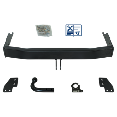 Attelage col de cygne AUTO-HAK + faisceau TowTec universel 13 broches
