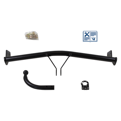 Attelage col de cygne AUTO-HAK + faisceau TowTec universel 13 broches