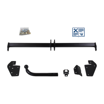 Attelage col de cygne AUTO-HAK + faisceau TowTec universel 7 broches