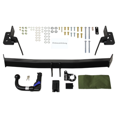 Attelage rotule démontable AUTO-HAK + faisceau TowTec universel 7 broches