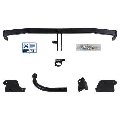 Attelage col de cygne AUTO-HAK + faisceau TowTec universel 7 broches