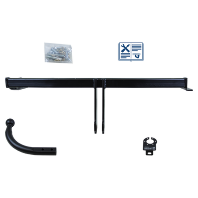 Attelage col de cygne AUTO-HAK + faisceau TowTec universel 13 broches