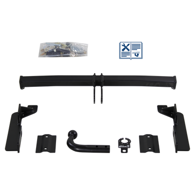Attelage col de cygne AUTO-HAK + faisceau TowTec universel 7 broches