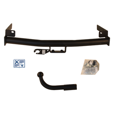 Attelage col de cygne GDW + faisceau TowTec universel 13 broches