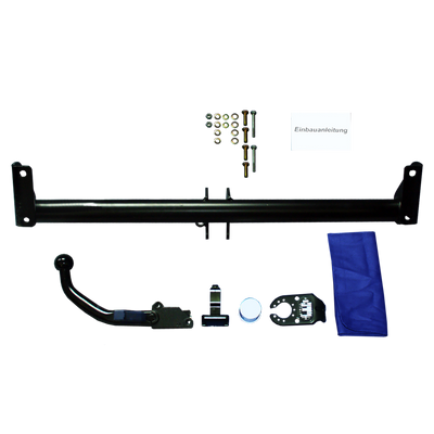 Attelage rotule démontable Brink + faisceau TowTec spécifique 13 broches